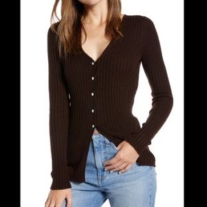 V-Neck Cardigan NWT